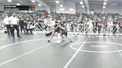 120 lbs Consi Of 8 #2 - Hayden Ross, TX vs Jayden Jackson, MD