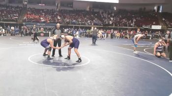 D 3 285 lbs 5th Place Match - Samuel Griffin, Opelousas Catholic vs Brent Bourget, Rosepine