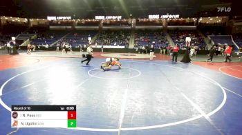 132 lbs Round Of 16 - Nate Pass, Bedford vs Nicholas Ugolini, Agawam