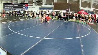 285 lbs Cons. Semis - Jonathan Herring, Protos Wrestling Club vs Mitch Jucha, Idaho