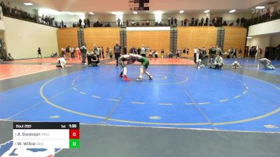138 lbs Final - Anthony Swanson, Troup Wrestling vs Warren Wilkie, Grizzly Wrestling Club