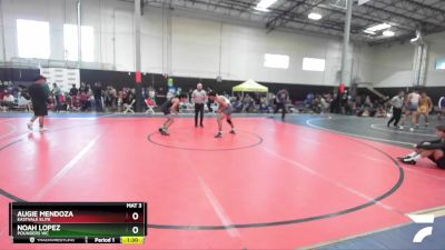 138 lbs Semifinal - Noah Lopez, POUNDERS WC vs Augie Mendoza, Eastvale Elite