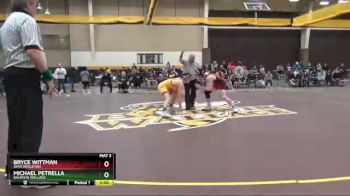 149 lbs 1st Place Match - Michael Petrella, Baldwin Wallace vs Bryce Wittman, Ohio Wesleyan