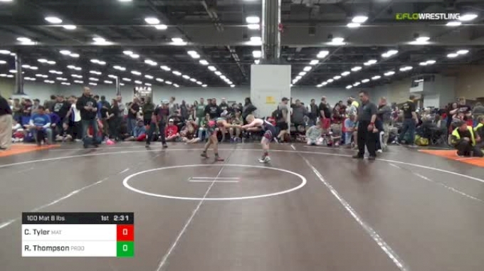 100 lbs Final - Caleb Tyler, Mat Hawgs/Fairfield vs Roman Thompson, Prodigy