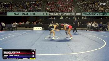 155 lbs Semifinal - Marlynne Deede, Iowa vs London Houston, North Central (IL)
