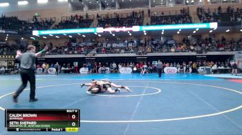 103 lbs Cons. Round 1 - Calem Brown, Quinhagak vs Seth Shepard, Redington Sr. Jr/Sr High School