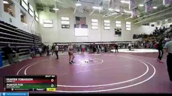 197 lbs 5th Place Match - Porter Fox, Western Colo. vs Hunter Tobiasson, Adams St.