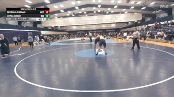 285 lbs 7th Place Match - Luke Abilio, Wilkes vs Mykola Fabian, Onondaga CC