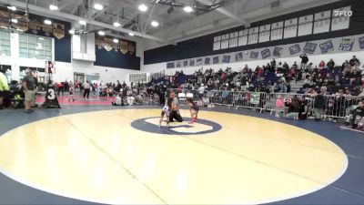 38 lbs 1st Place Match - Brielle Cablay, Pounders Wrestling Club vs Giselle Cablay, Pounders Wrestling Club