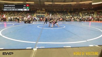 58 lbs Consi Of 4 - Kemp Enriquez, Takedown Elite vs Anderson Rich, Massa's Maniacs