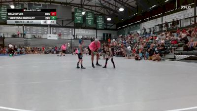 43-47 lbs Champ. Round 1 - Grayson Buckley, Ottawa Wolfpack Wrestling Club vs Nalu Sylva, Black Hills Wrestling Academy