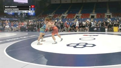 157 lbs Cons. Rd Of 64 - Riley Cornutt, Alabama vs Jacksyn Thorpe, Wisconsin