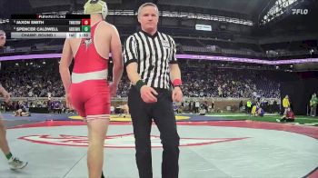 D2-190 lbs Champ. Round 1 - Jaxon Smith, Three Rivers vs Spencer Caldwell, Greenville