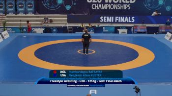 125 kg 1/2 Final - Nambardagva Batbayar, Mongolia vs Benjamin Allen KUETER, United States