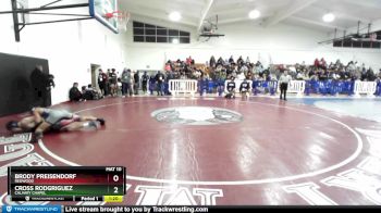 152 lbs Champ. Round 3 - Cross Rodgriguez, Calvary Chapel vs Brody Preisendorf, Redwood