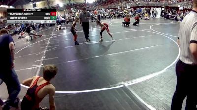 65 lbs Champ. Round 2 - Jhett Myers, Midwest Destroyers Wrestling Club vs Maverick Curry, MWC Wrestling Academy