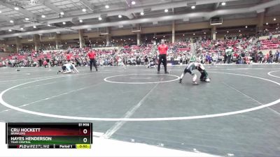 46 lbs Champ. Round 1 - Cru Hockett, Brawlers vs Hayes Henderson, Team Central