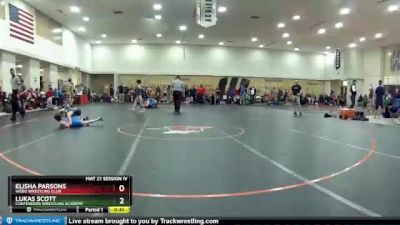 77 lbs Champ. Round 1 - Elisha Parsons, Webo Wrestling Club vs Lukas Scott, Contenders Wrestling Academy