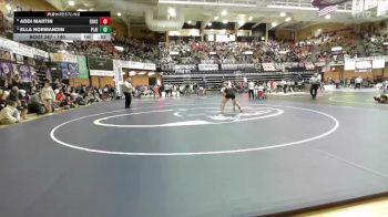 140 lbs Cons. Round 2 - Addi Martin, Erie Hs vs Ella Normandin, Plainville HS