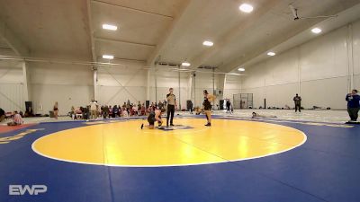 190 lbs Rr Rnd 2 - Kambyr Lee, Sand Springs JH Girls vs Dalis Driggers, Newkirk Girls