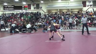 120 lbs Semifinal - Atlee Dewitt, Alburnett vs Coy Mehlert, Union, LaPorte City