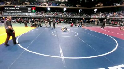 6A 100 lbs Semifinal - Katelynn Dockery, Bryan vs Hailey Delgado, El Paso Eastwood