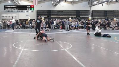 101 lbs Rr Rnd 1 - Ty Vengenock, Kingsway - ESC vs Hunter Havers, Clearview - ESC