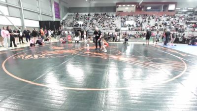 55-59 lbs Champ. Round 1 - Oakley Waitkus, Team Tulsa Wrestling Club vs Olivia Romero, Victory Wrestling-Central WA