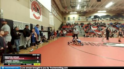 71 lbs Semifinal - Corbin Ansell, Mat Demon Wrestling Club vs Denton Omlid, Cherry Creek Wrestling Club