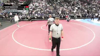 5A 157 lbs Quarterfinal - Easton Connelly, Box Elder vs Wyatt Mangelson, Spanish Fork