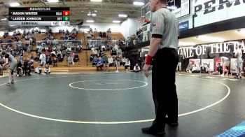 165 lbs Semifinal - Landen Johnson, Perry (Massillon) vs Mason Winter, Mass. Jackson