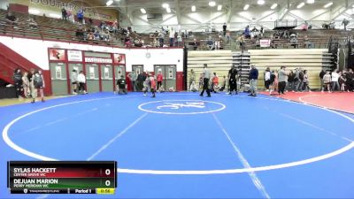 62-67 lbs Round 3 - Sylas Hackett, Center Grove WC vs DeJuan Marion, Perry Meridian WC