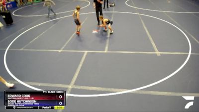 77 lbs 5th Place Match - Edward Cook, Waconia Wrestling Club vs Bode Hutchinson, Grand Rapids Screaming Yetis Wrestling Club