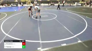 138 lbs Quarterfinal - John Provencio, BlackCat WC vs Tommy Thomas, Bear Cave WC