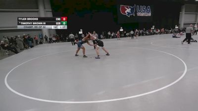 190 lbs Champ. Rd Of 32 - Tyler Brooks, Eierman Elite Wrestling Club vs Timothy Brown III, Georgia
