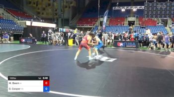 132 lbs Rnd Of 16 - Matthew Beem, Iowa vs Dillon Cooper, Kansas