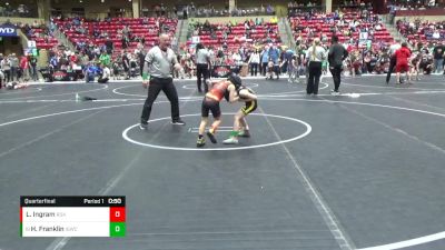 49 lbs Quarterfinal - Hatcher Franklin, Iron Grapplers Wrestling Club vs Larenz Ingram, RSA