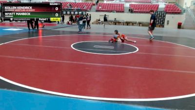 98-105 lbs Round 1 - Kollen Kendrick, Glasgow Wrestling Academy vs Wyatt Manbeck, Virginia