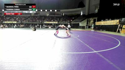 124 lbs Quarterfinal - Nevaeh Santiago, Springfield Technical CC vs Daniela Martinez, Tarleton State