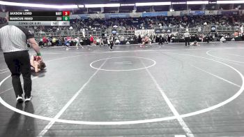100 lbs Consi Of 8 #1 - Jaxson Lord, Marysville WC vs Marcus Reed, Jesup Mat Club