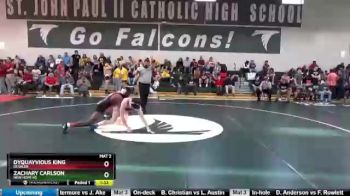 160 lbs Semifinal - Dyquayvious King, Deshler vs Zachary Carlson, New Hope HS