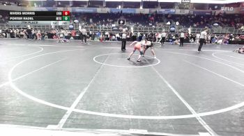 85 lbs 7th Place - Rivers Morris, Evergreen Wrestling vs Porter Radel, Mitchell
