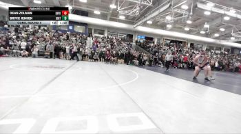 285 lbs Cons. Round 5 - Bryce Jensen, Uintah vs Dean Zolman, Lone Peak