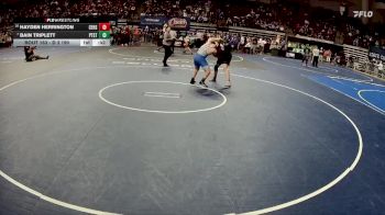 D 3 190 lbs Cons. Round 2 - Bain Triplett, Patrick Taylor - Science/Tech. vs Hayden Herrington, Christ Episcopal