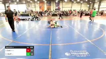 126 lbs Rr Rnd 1 - Ian Cook, Michigan Grapplers Orange vs Carter Skoff, Illinois Cornstars - Kenny