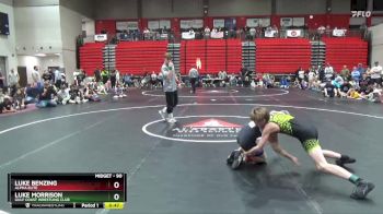 90 lbs 1st Place Match - Luke Benzing, Alpha Elite vs Luke Morrison, Gulf Coast Wrestling Club