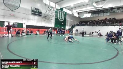 138 lbs Cons. Round 4 - Tasuke Takahashi, Alhambra vs Xavier Castellanos, Anaheim