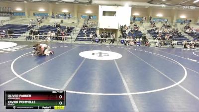 184 lbs Champ. Round 2 - Oliver Parker, Springfield vs Xavier Pommells, Ithaca