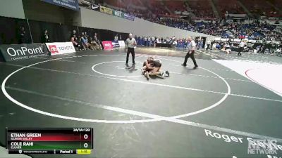 2A/1A-120 Quarterfinal - Cole Rahi, Culver vs Ethan Green, Illinois Valley