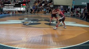 105 lbs Champ. Round 1 - Tyson Edelbach, Wabasha-Kellogg-Alma-Pepin vs Isaac Sivahop, Kenyon-Wanamingo